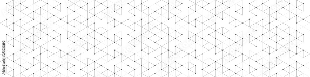 Poster Abstract background with a seamless geometric pattern of simple triangle shapes. Stylish texture