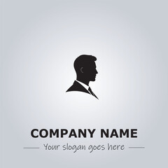 A Man logo company design illustration
