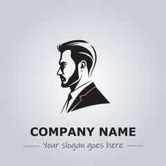 A Man logo company design illustration
