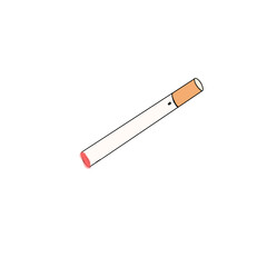 A LONELY, BURNING CIGARETTE