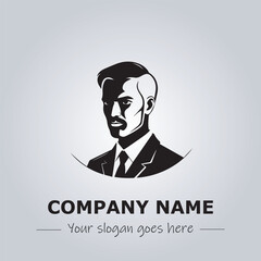 A Man logo company design illustration
