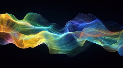 Obraz premium Abstract Colorful Wave