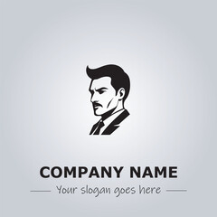 A Man logo company design illustration
