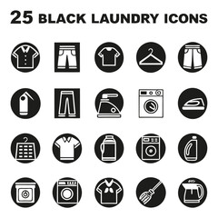 Washing Machine and Clothes Icons