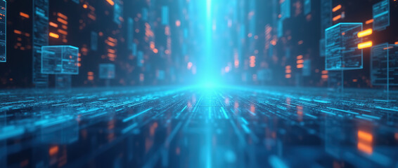 Fototapeta premium city lights in the night