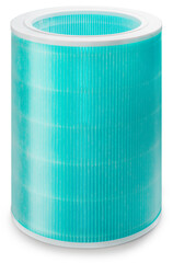 Air Purifier for Antiformaldehyde Antibacterial with activated carbon on white background, Air...