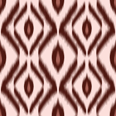 ikat pattern and fabric. Abstract background for wallpaper, textures, textile.