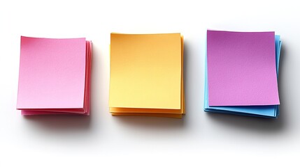 Fototapeta premium sticky note top view png style with transparent background for office and school supplies digital scrapbooking and note taking design projects