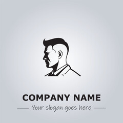 A Man logo company design illustration
