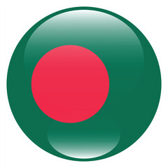 Bangladesh flag circle icon vector illustration design