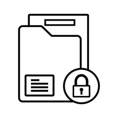 Locked Document Icon