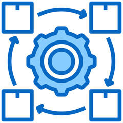 Supply Chain Management Icon