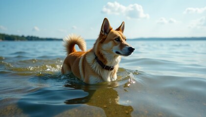 Seehund mit Schwanz unter Wasser in der Nordsee, Wassertiere, Deutschland, Delfine