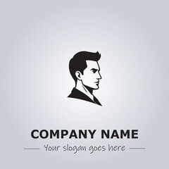 A Man logo company design illustration
