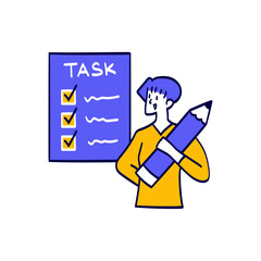 To Do List Vector Illustration