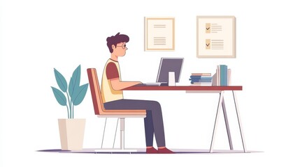 Online Video Conference Job Interview Meeting, 