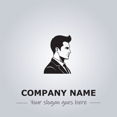 A Man logo company design illustration
