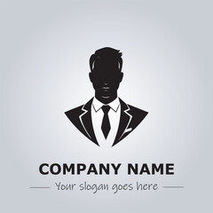 A Man logo company design illustration
