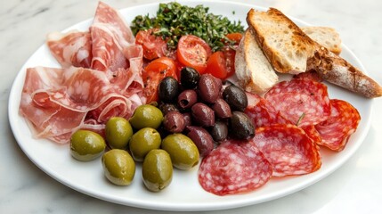 Delicious Italian Antipasto Platter