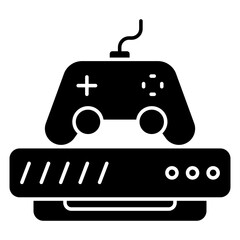 A colored design icon of gamepad © Rabiya