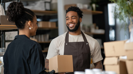 Consultant Presenting Supply Chain Efficiency Improvement Plan