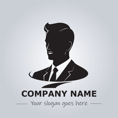 A Man logo company design illustration
