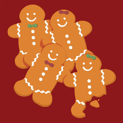 ginger bread christmas Art & Illustration