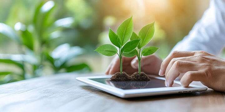 Promoting esg concepts through digital innovation nurturing plants via technology in eco-friendly environments