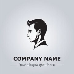 A Man logo company design illustration
