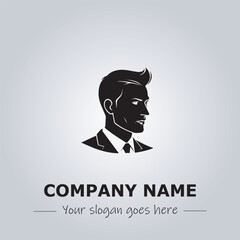 A Man logo company design illustration

