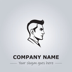 A Man logo company design illustration
