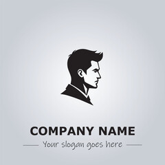 A Man logo company design illustration
