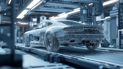 Car Factory Automotive Computer 3D CAD, 