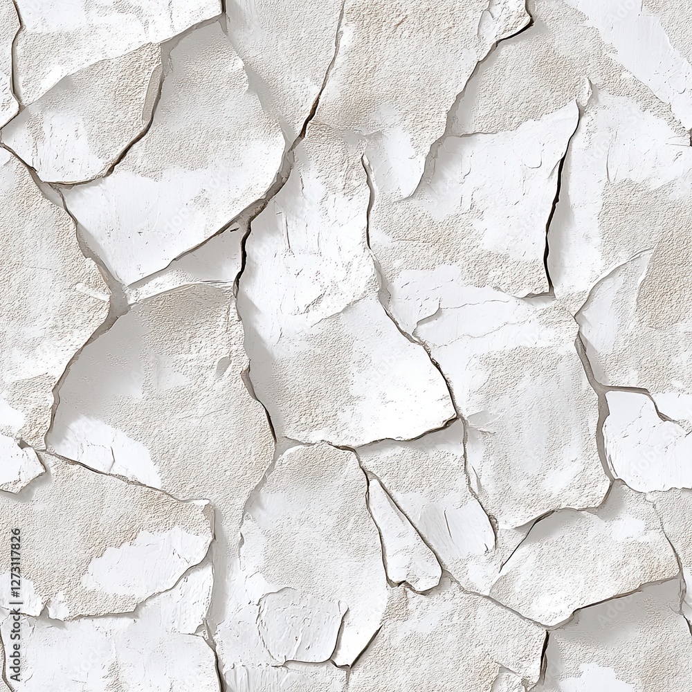 Poster irregular stucco metallic seamless pattern design for textures