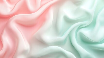 Obraz premium Pastel Dream: A Soft and Serene Silk Fabric Texture