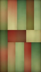 Obraz premium Abstract Green Brown and Beige Rectangular Design