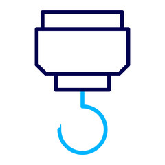 Crane Outline Color icon