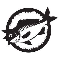 Obraz premium vector illustration of a fish