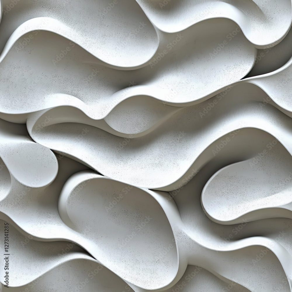 Poster smooth stucco wall texture abstract shapes and overlapping design for modern architecture