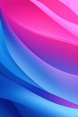 Vibrant abstract waves in pink and blue tones