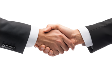Business negotiation handshake office conceptual image