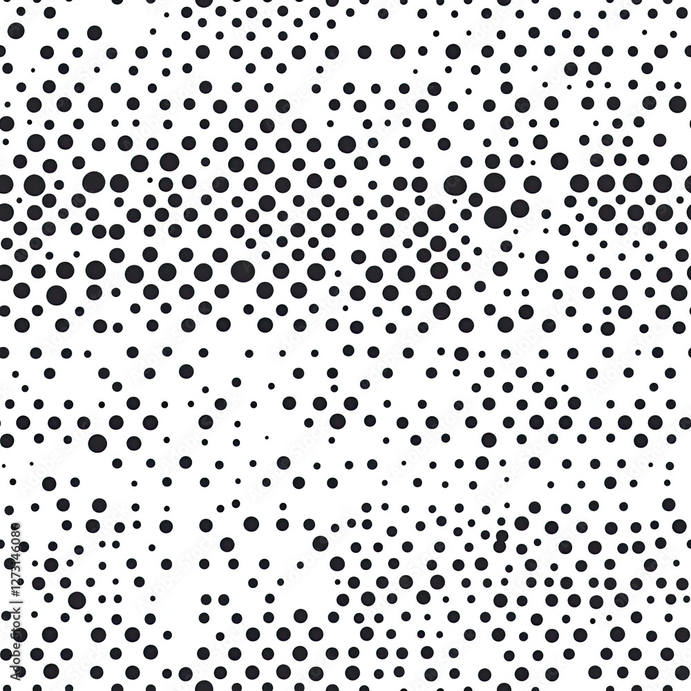 Poster subtle stippled monochromatic pattern soft transitions for elegant design