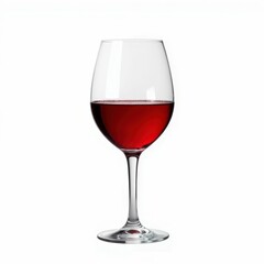 Wine Glass Elegance Red Liquid in Crystal Stemware Drinkware Gourmet Refinement Still Life