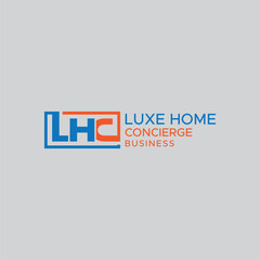 Letter LHC Logo Concepts and Vector Design 
