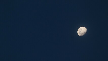 background with a beautifully glowing moon