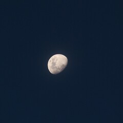 background with a beautifully glowing moon