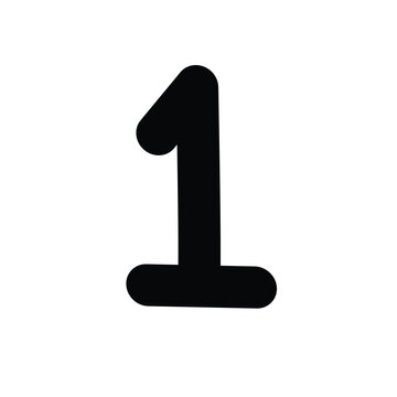 recommend clip art: Black number 1 hand drawn sketch vector illustration, number 1 clip art, number one clip art