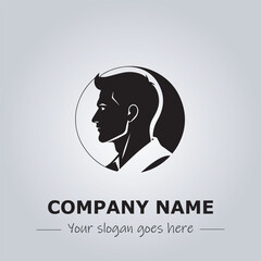 A Man logo company design illustration
