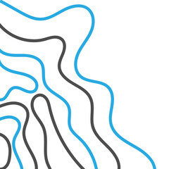  Topographic Line Corner