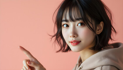 ファンタジーストーリー（ブロッサムピンクの色彩を纏った女性）